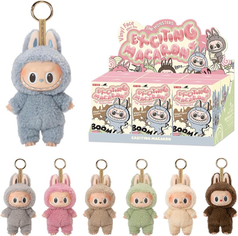 POP MART The Monsters – Tasty Macarons Vinyl Face Blind Box.